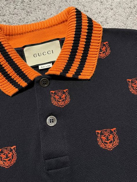 gucci tiger embroidered hoodie|gucci tiger embroidered polo shirt.